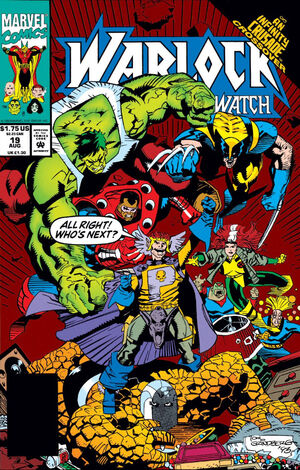 Cover WARLOCK AND THE INFINITY WATCH #19.